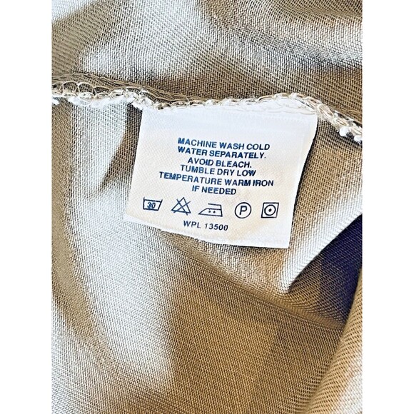 Blue‎ Generation Men's Size XL Tan Button Up Long Sleeve Front Pocket - Picture 5 of 8